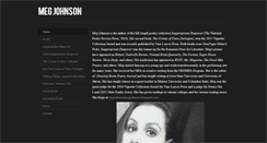 Desktop Screenshot of megjohnson.org